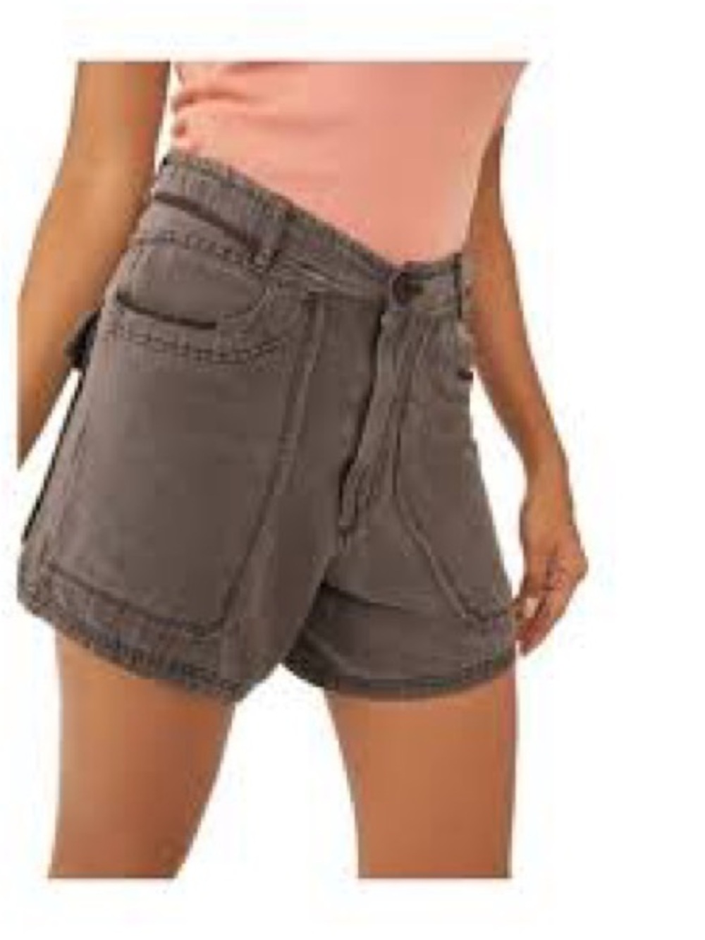 Free People Ouros Boros Utility Shorts